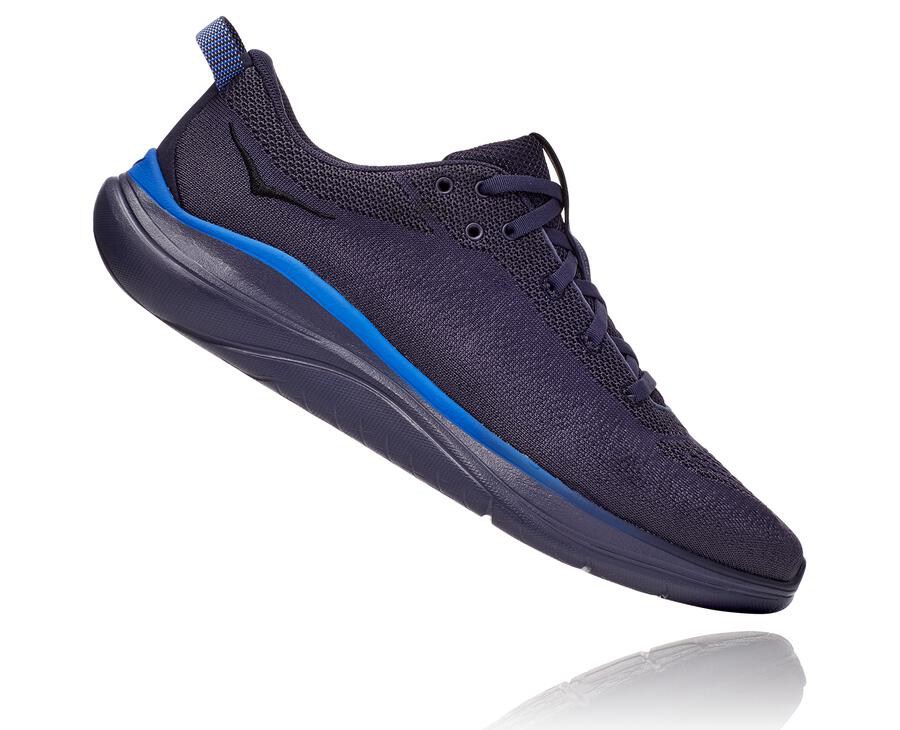 Hoka One One Tenisky Panske Námornícka Modrá - Hupana Flow - 61259-BQDW